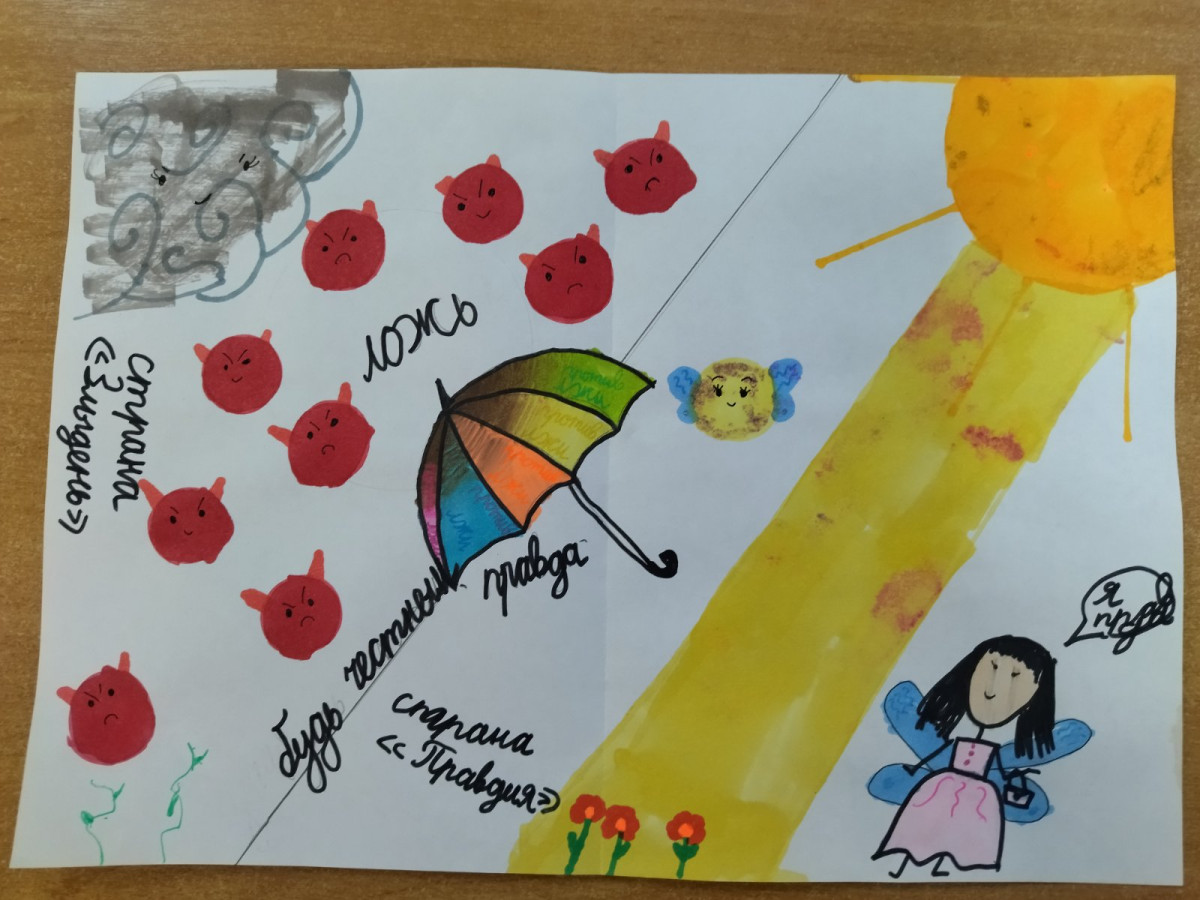 Постер к социальной практике: Как лучше жить: быть честным или лгать?