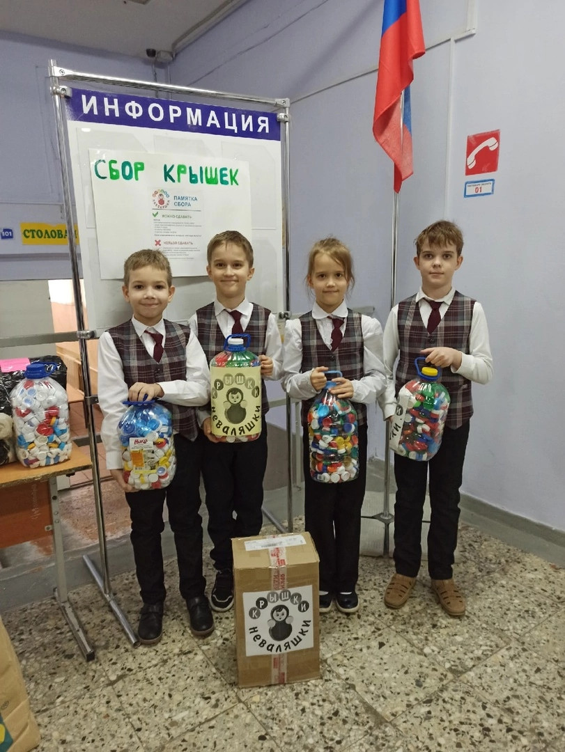 Постер к социальной практике: "Крышки-Неваляшки"