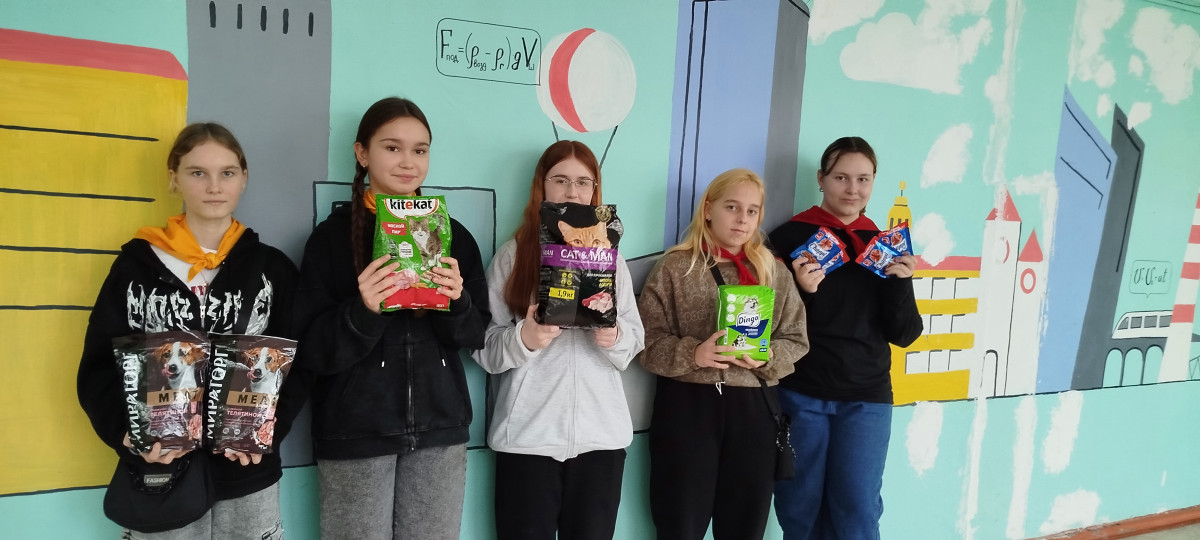 Постер к социальной практике: Помощь для бездомных животных "Надежда" г. Бежецк