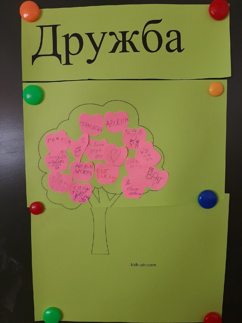 Постер к социальной практике: Учимся дружить