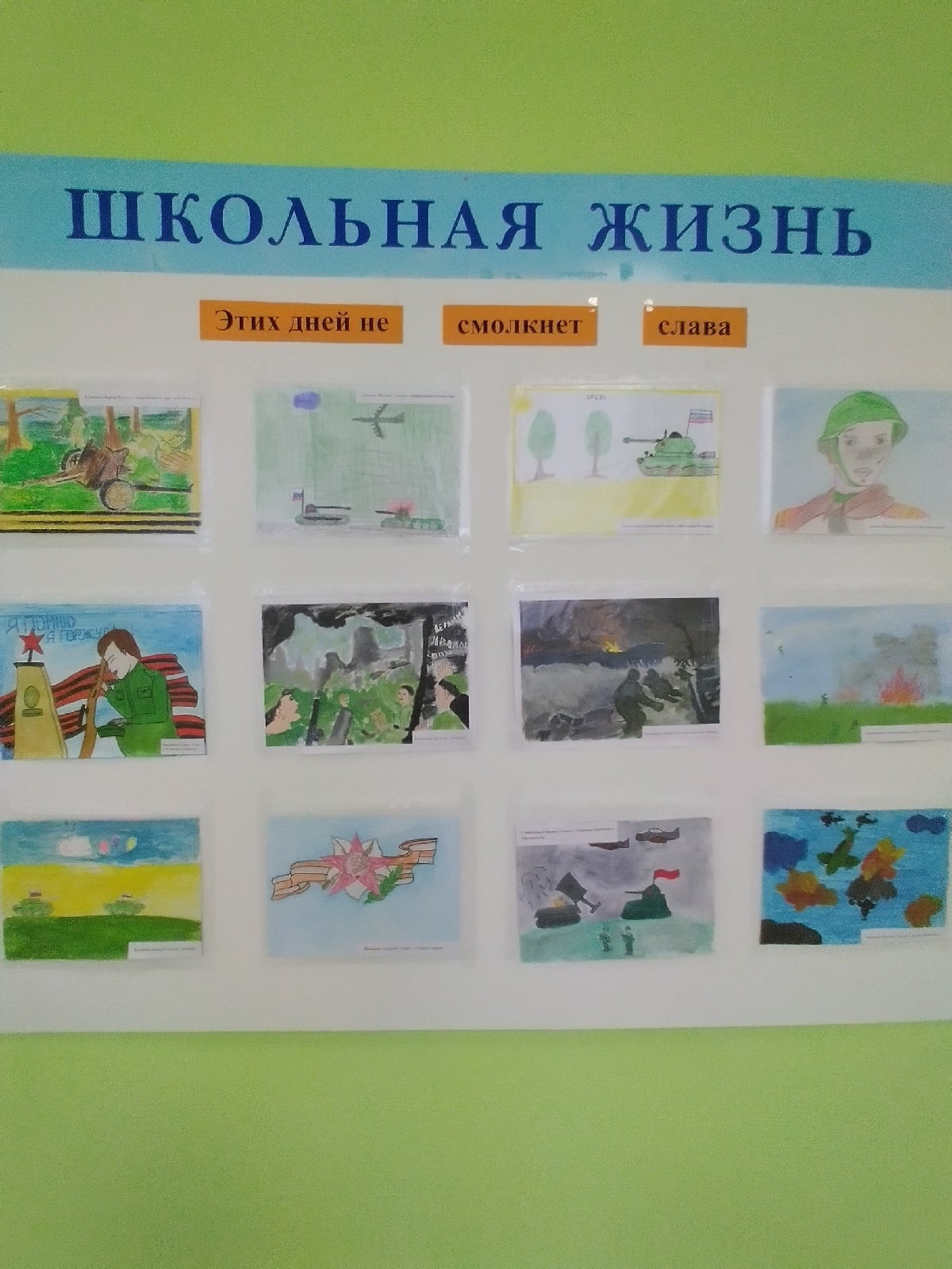 Постер к социальной практике: ГБОУ СОШ с. Малячкино м.р. Шигонский Самарской области, "Навсегда, смелость, отвага, Жулькова Е.Ю., Отчет "Навсегда"