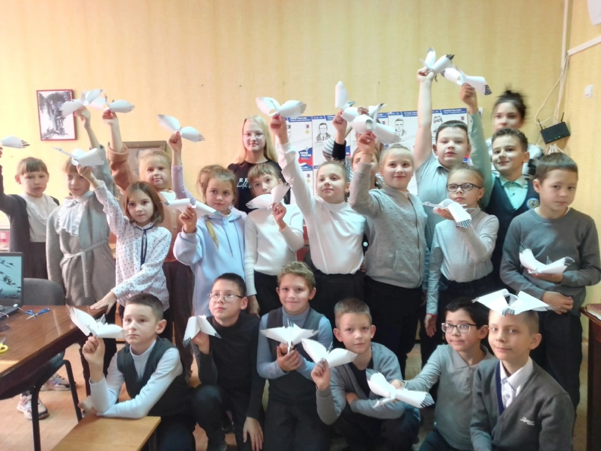 Постер к социальной практике: День белых журавлей