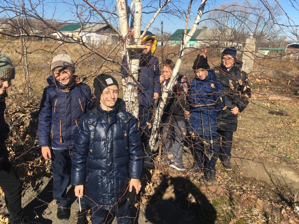 Постер к социальной практике: Помощь зимующим птицам