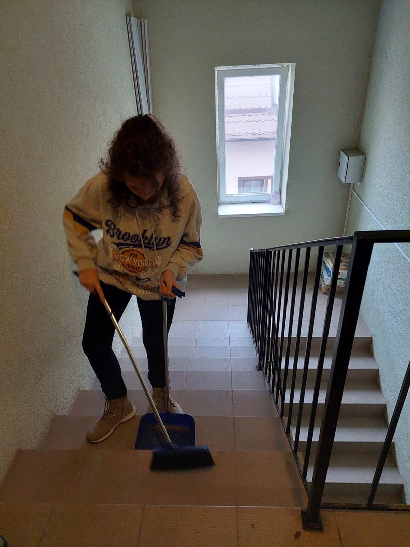 Постер к социальной практике: Делаем первые добрые шаги. Пространство вокруг нас.