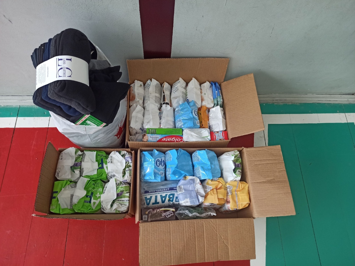 Постер к социальной практике: Посылка на фронт.