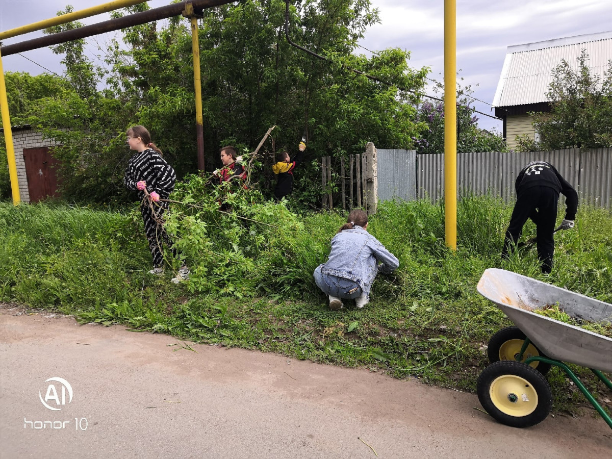 Постер к социальной практике: Юные патриоты