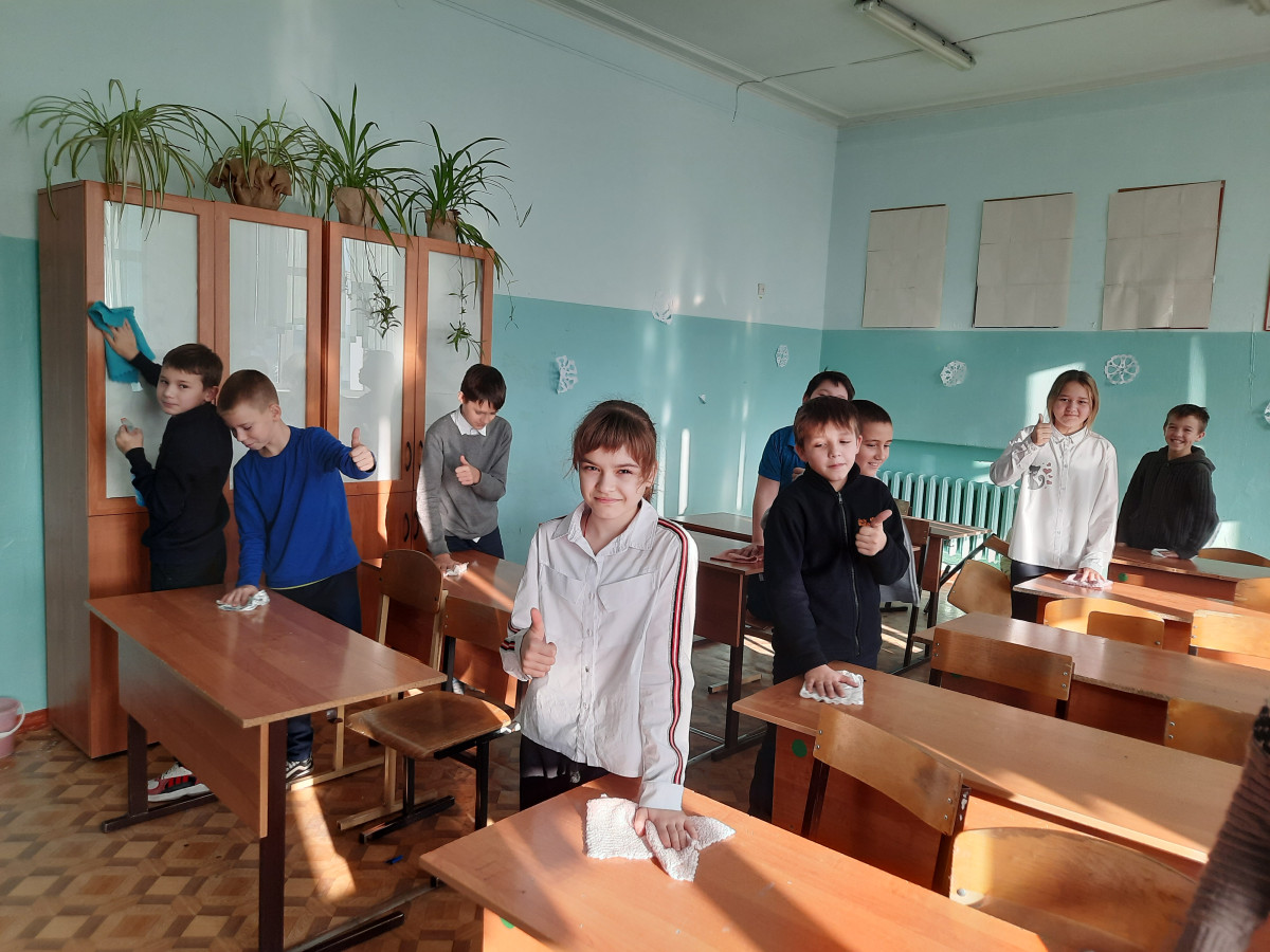 Постер к социальной практике: "Уборка класса"