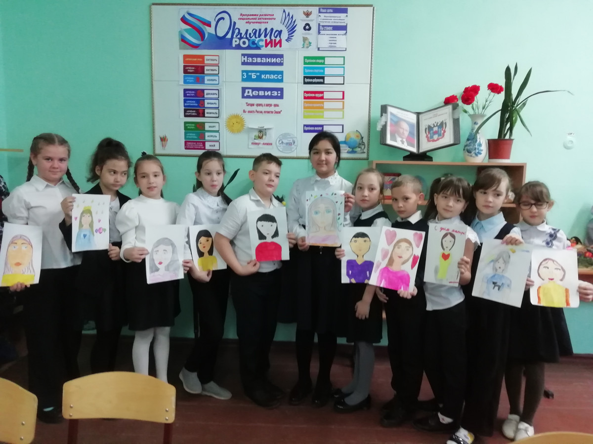 Постер к социальной практике: Поздравляем наших мам