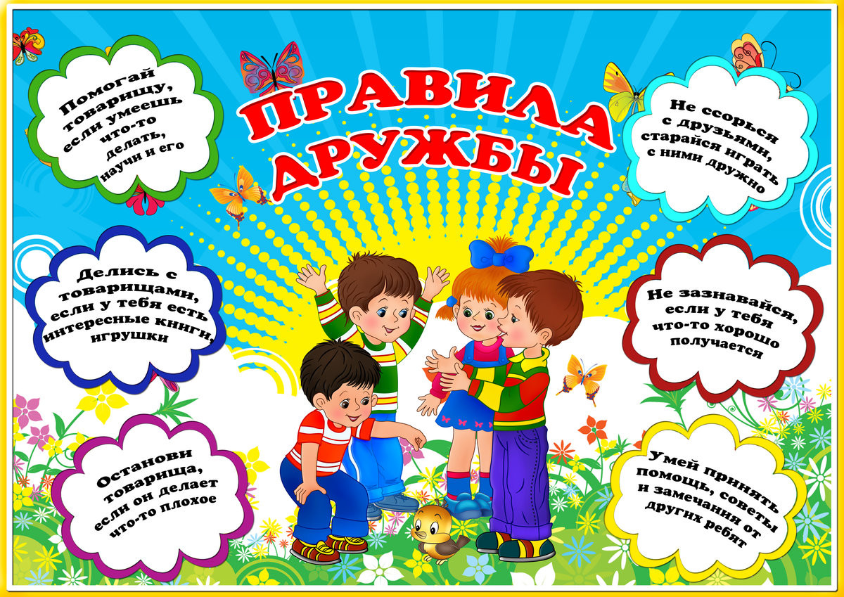 Постер к социальной практике: Дружить - это значит быть вместе!