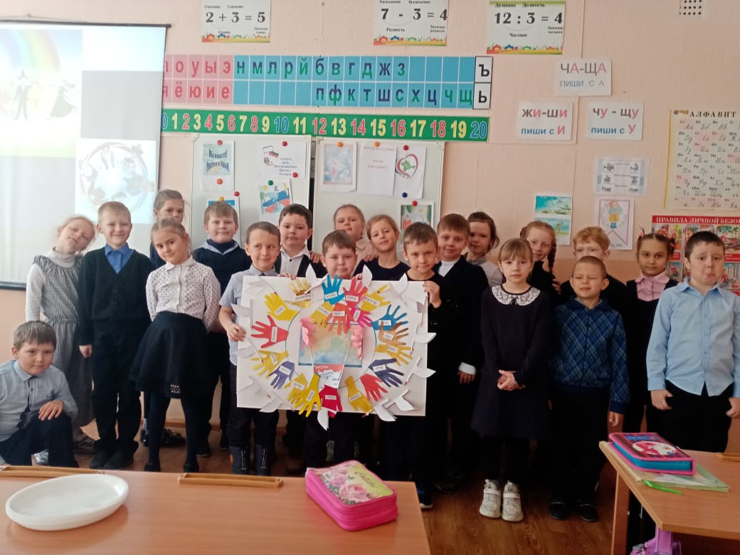 Постер к социальной практике: Когда мы едины- мы непобедимы!