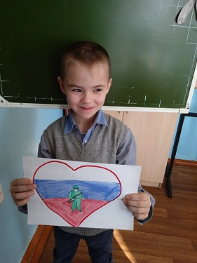 Постер к социальной практике: "Открытка солдатам СВО" (Изучаем понятие "мужество")