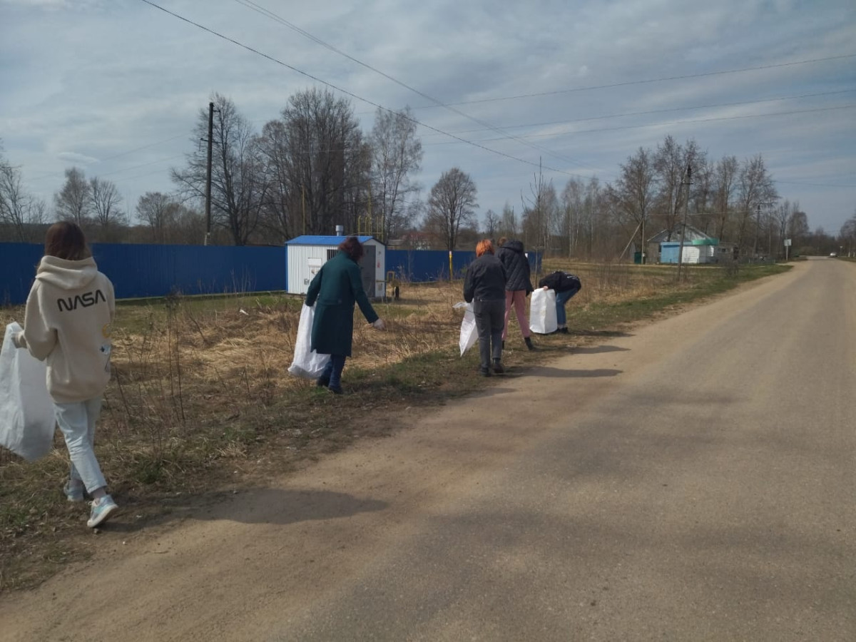 Постер к социальной практике: Акция "Мы за чистое село! "
