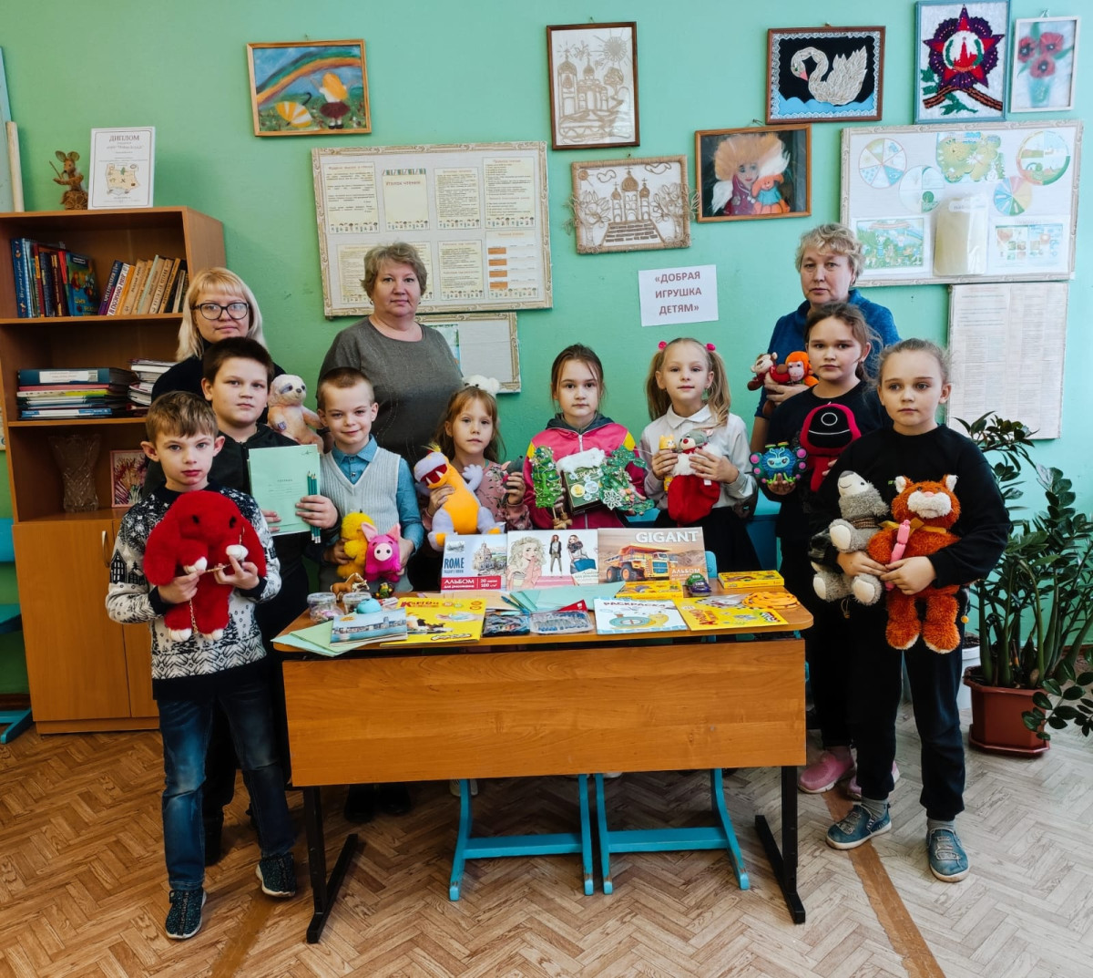 Постер к социальной практике: Акция "Добрая игрушка детям"