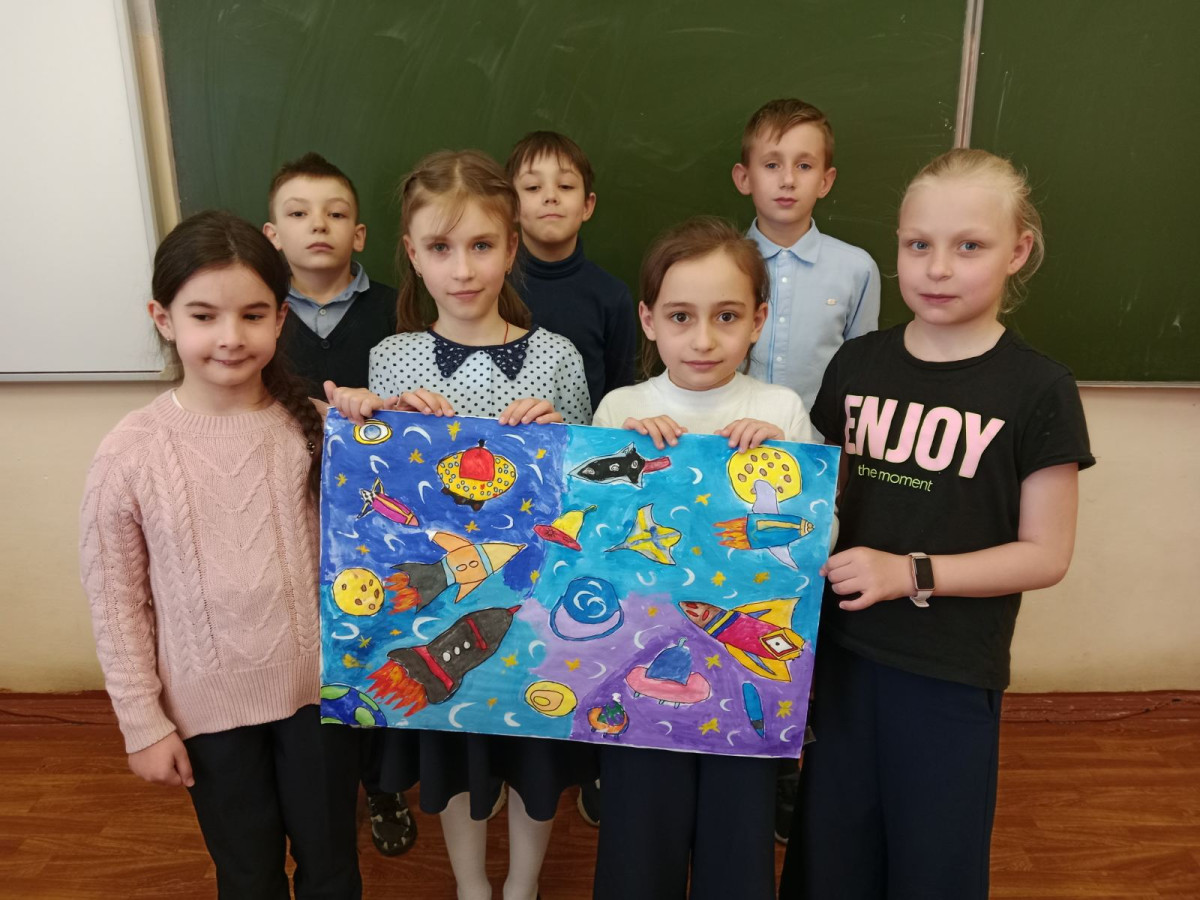 Постер к социальной практике: Космос глазами детей