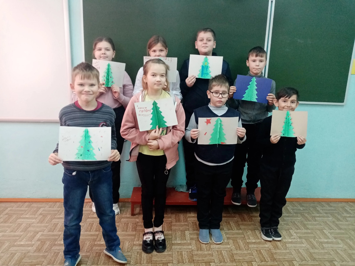 Постер к социальной практике: Поздравительная открытка для бабушек