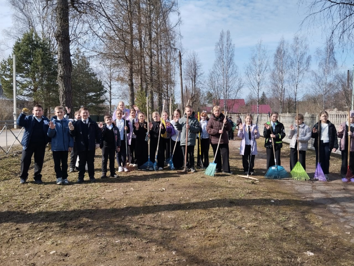 Постер к социальной практике: Мы за чистый поселок!