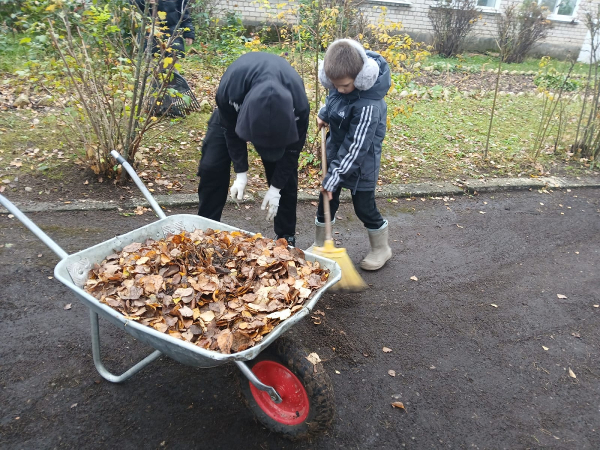 Постер к социальной практике: Субботник в школе