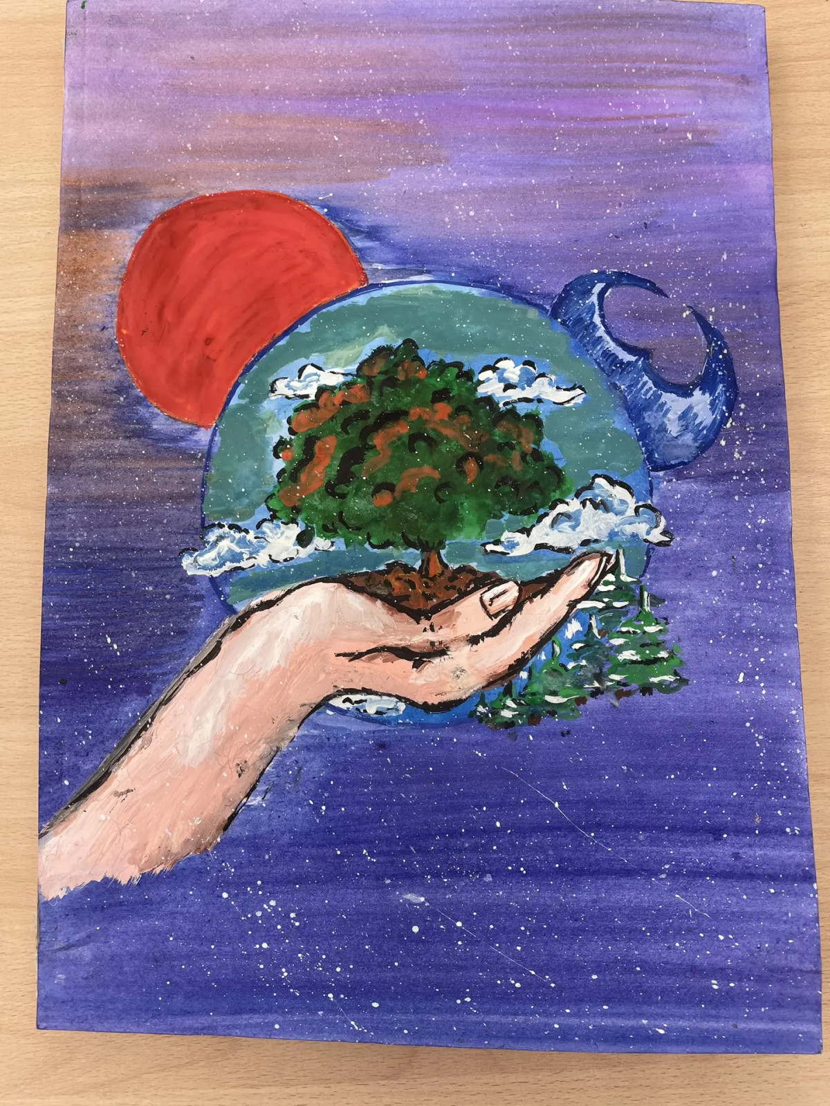 Постер к социальной практике: Друг в беде не бросит.