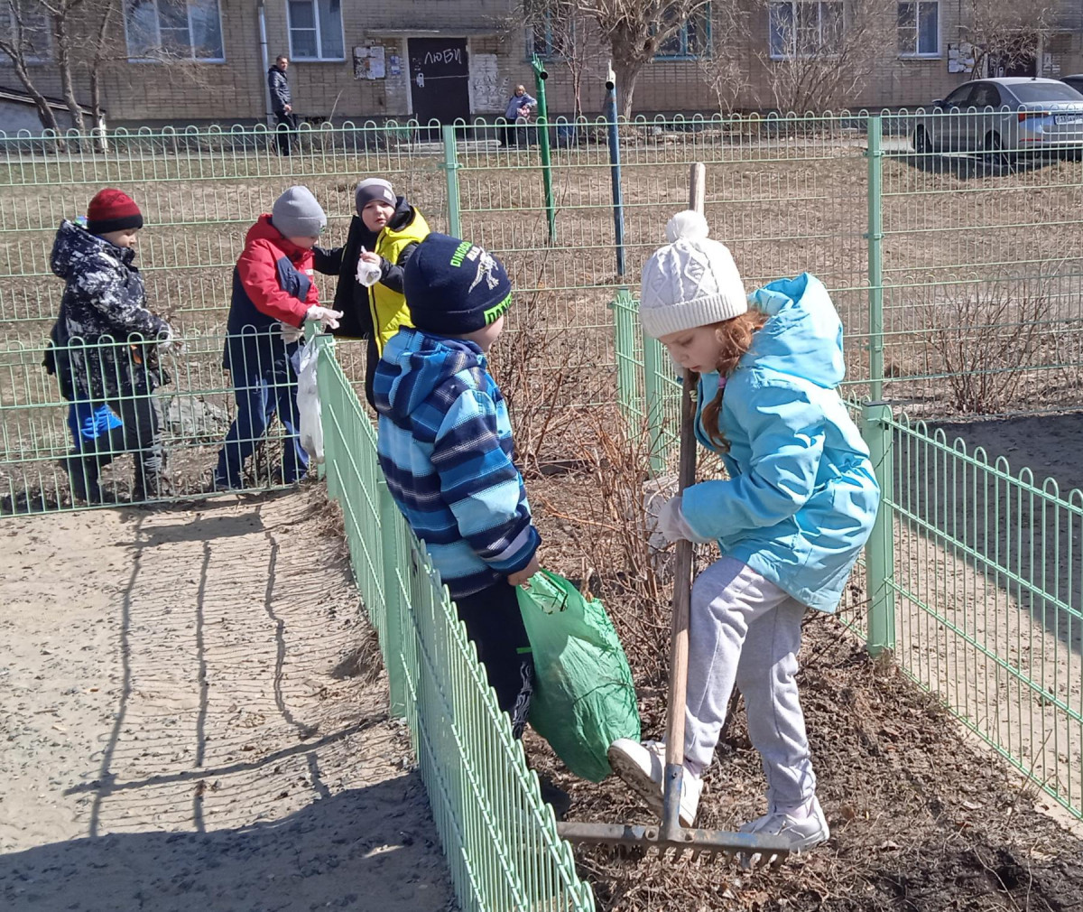 Постер к социальной практике: Чистота вокруг нас. Трудолюбие.