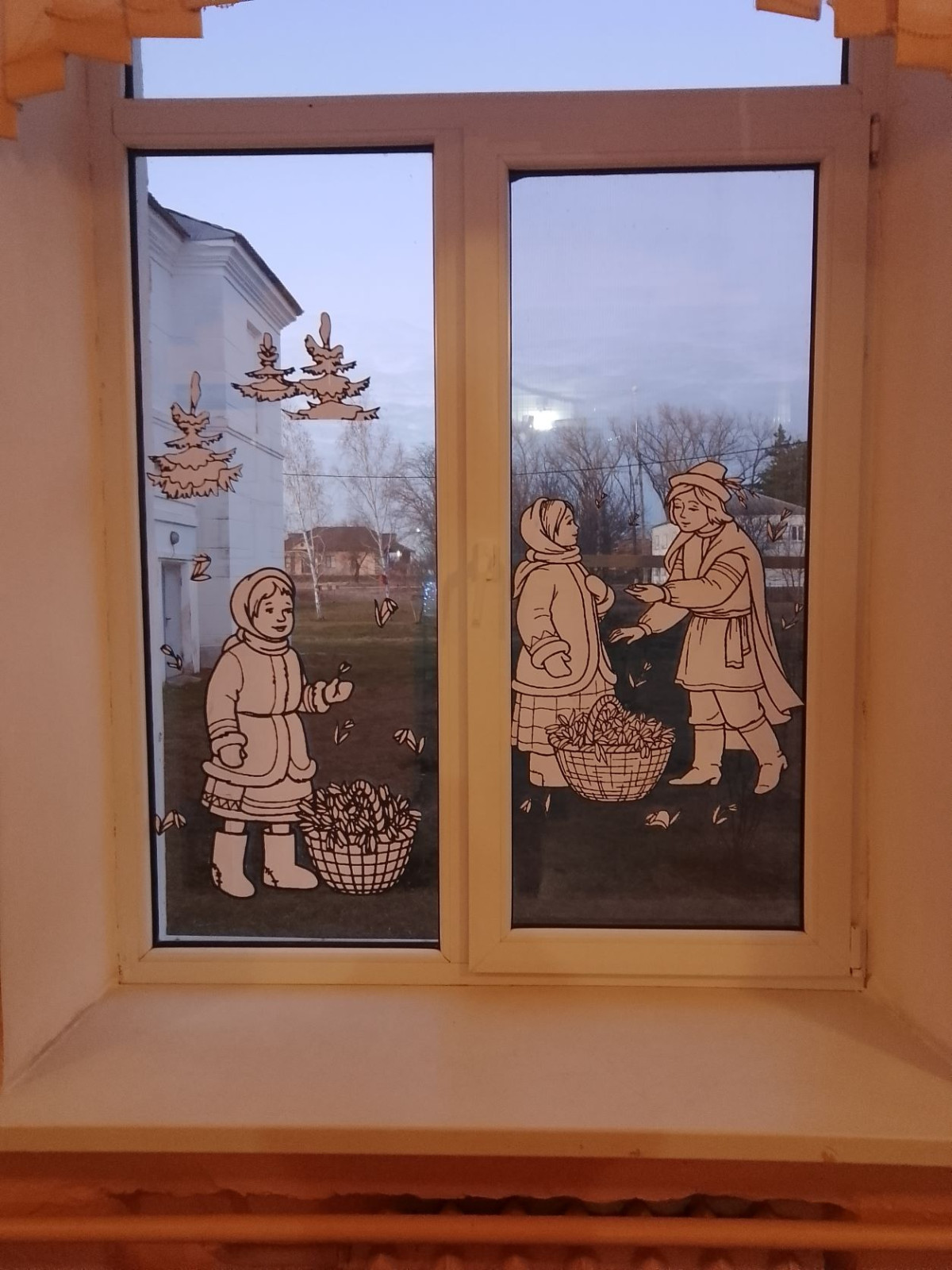Постер к социальной практике: Новогодние окна