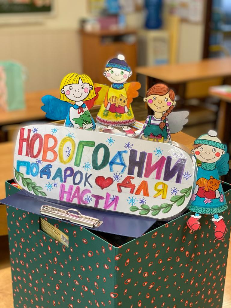 Постер к социальной практике: Новогодний подарок для Насти