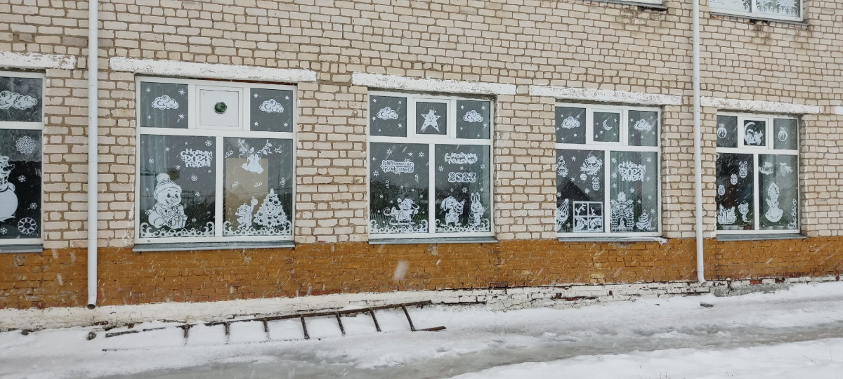 Постер к социальной практике: Новогодние окна