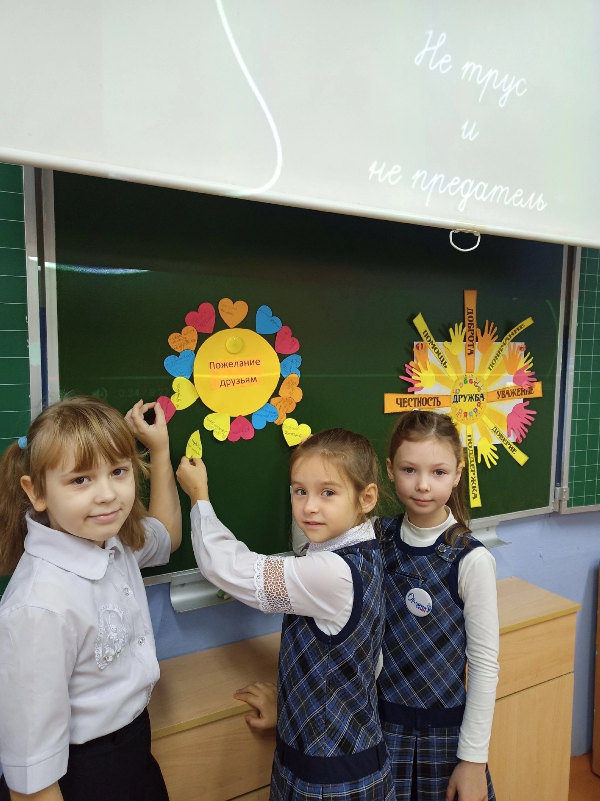 Постер к социальной практике: Солнце дружбы нашего класса