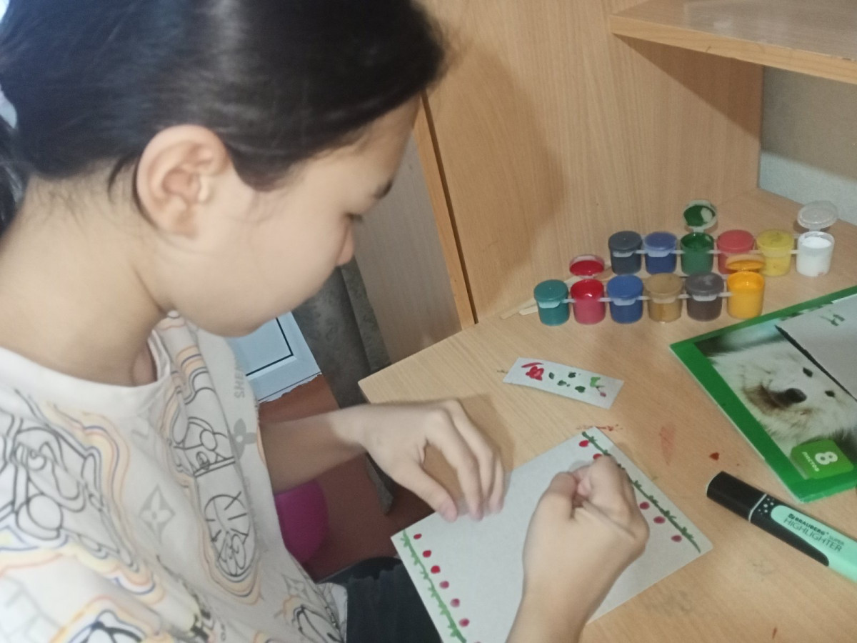 Постер к социальной практике: Добрая новогодняя открытка