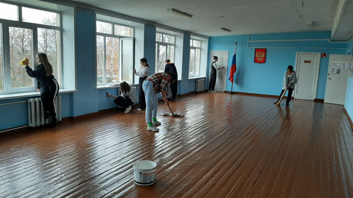 Постер к социальной практике: Субботник в школе