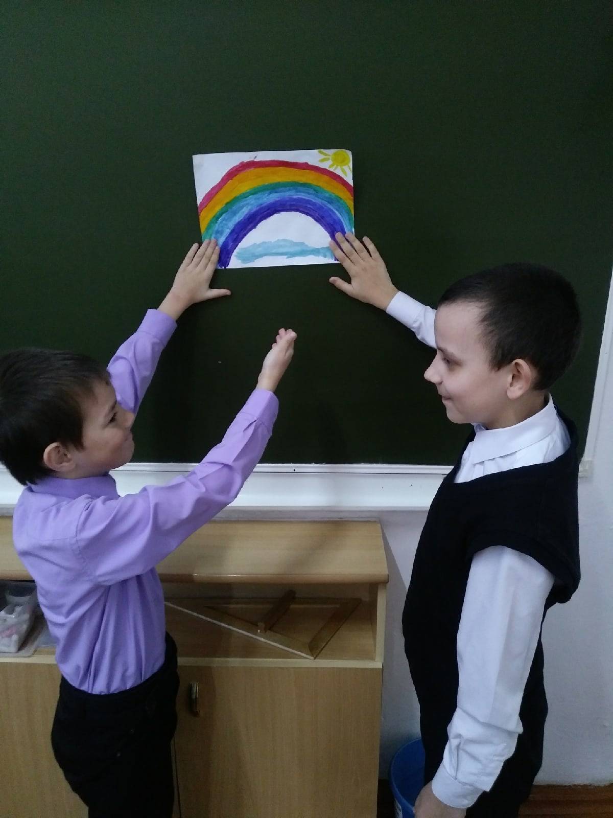 Постер к социальной практике: Когда небо улыбается