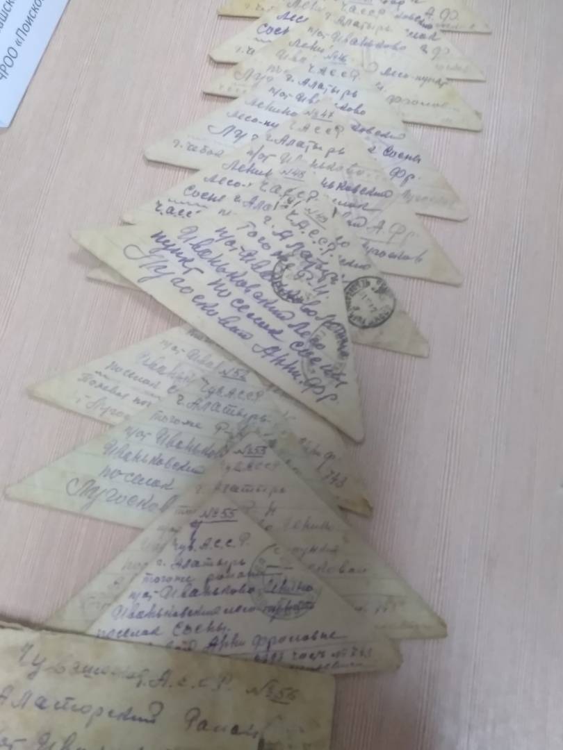 Постер к социальной практике: Сопровождение передачи фронтовых писем Алатырскому краеведческому музею