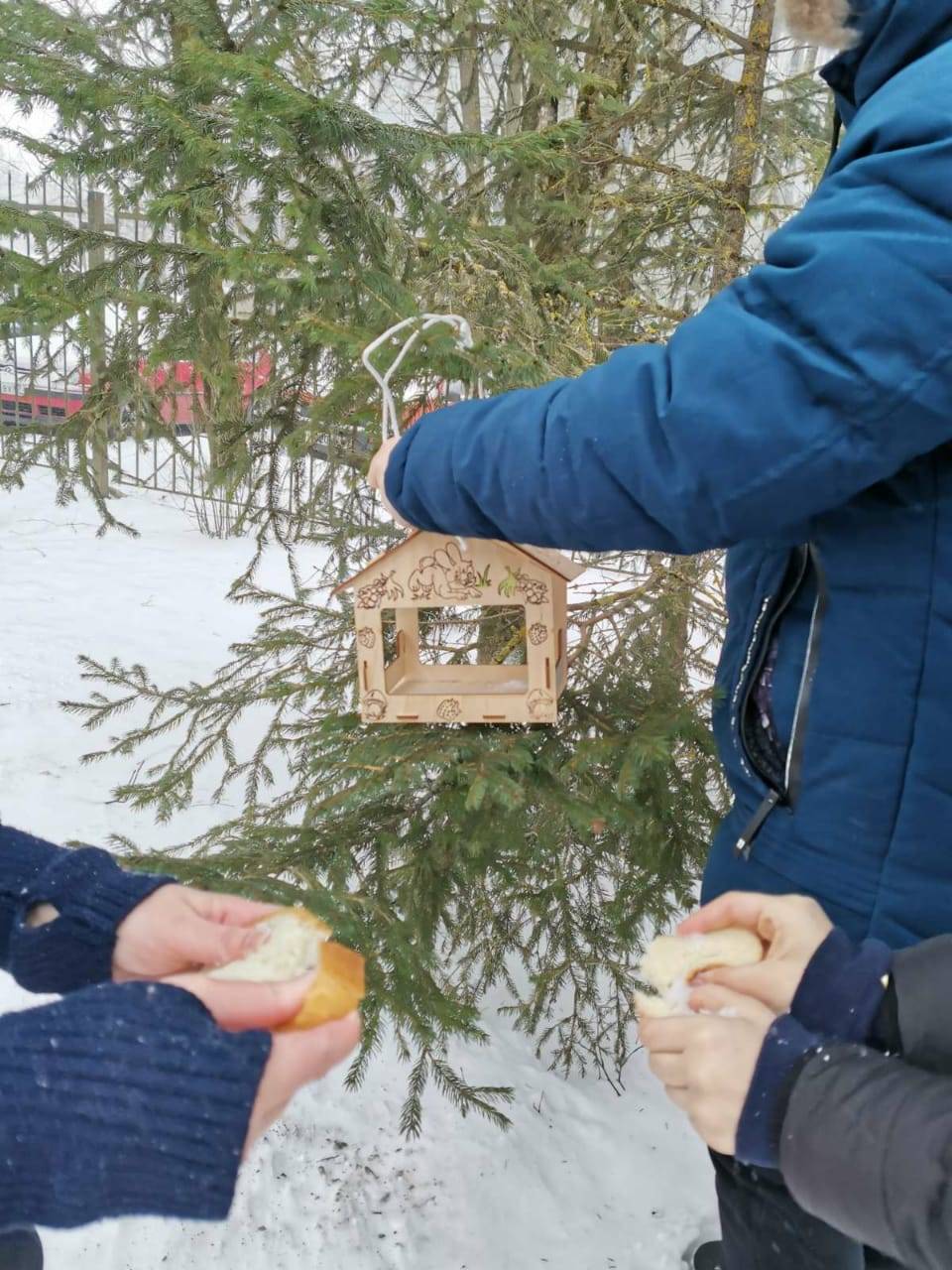 Постер к социальной практике: “Акция “Птичьи домики””