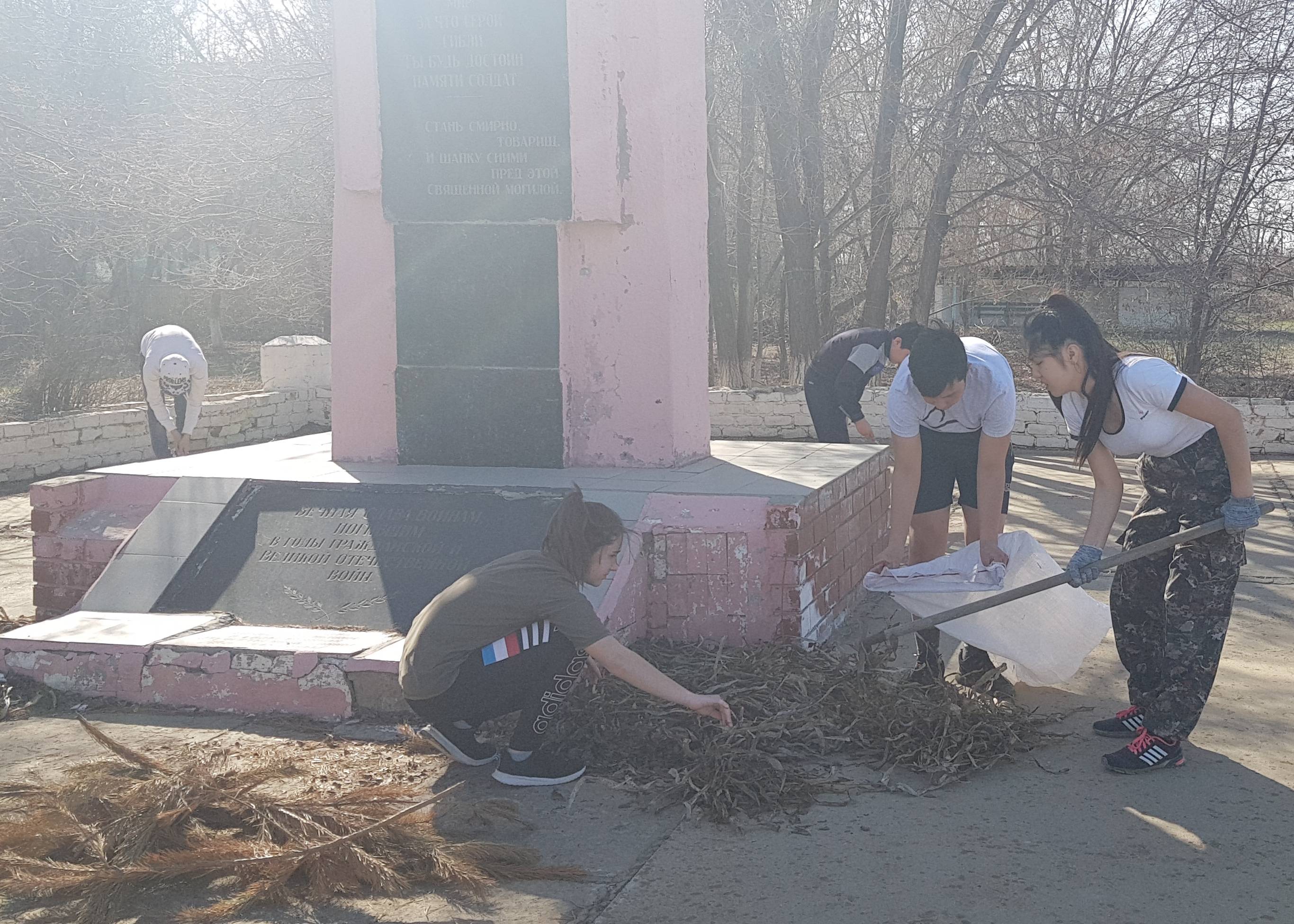 Постер к социальной практике: "Чистый памятник"