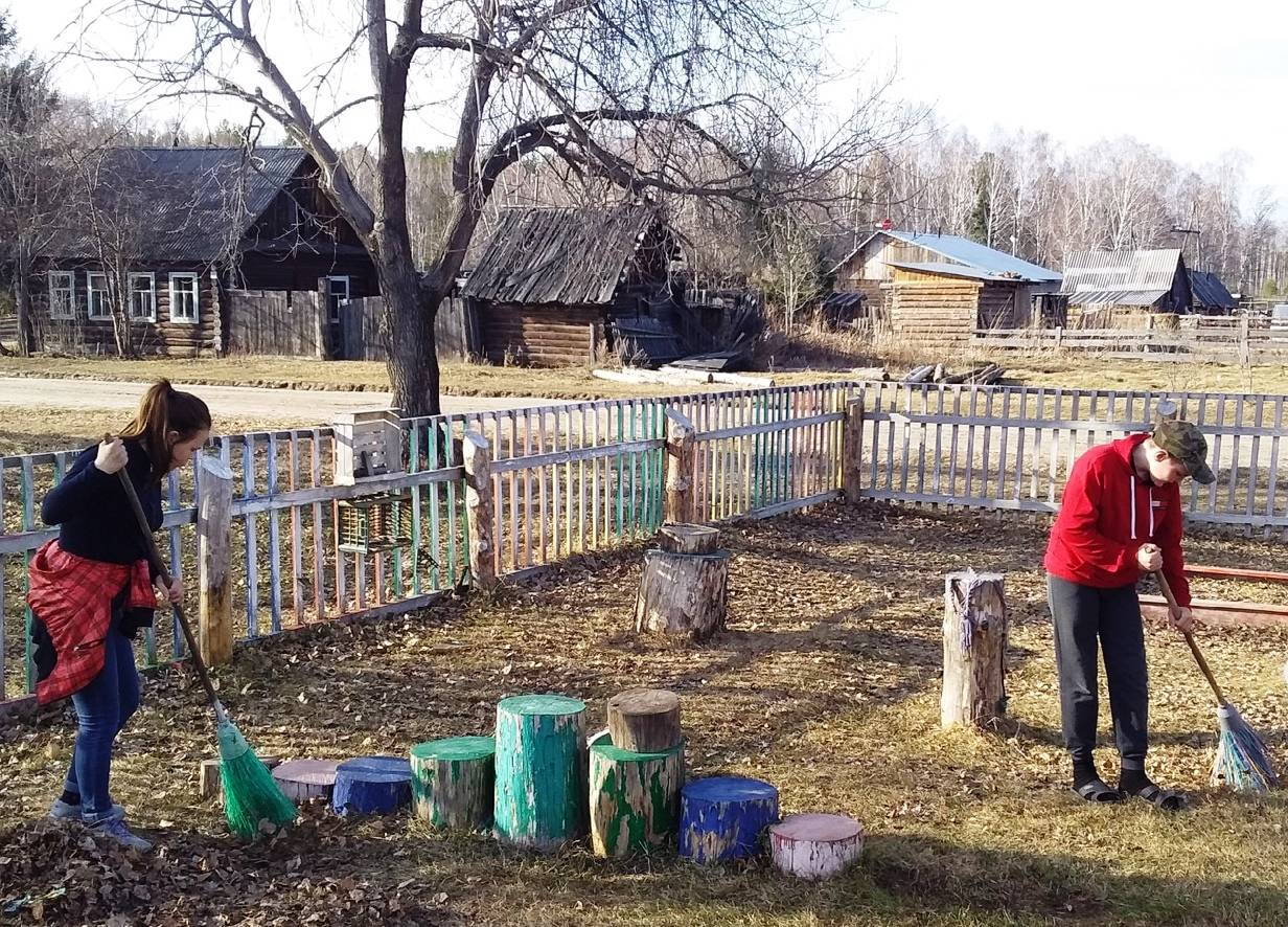 Постер к социальной практике: Сделаем своё село чище.