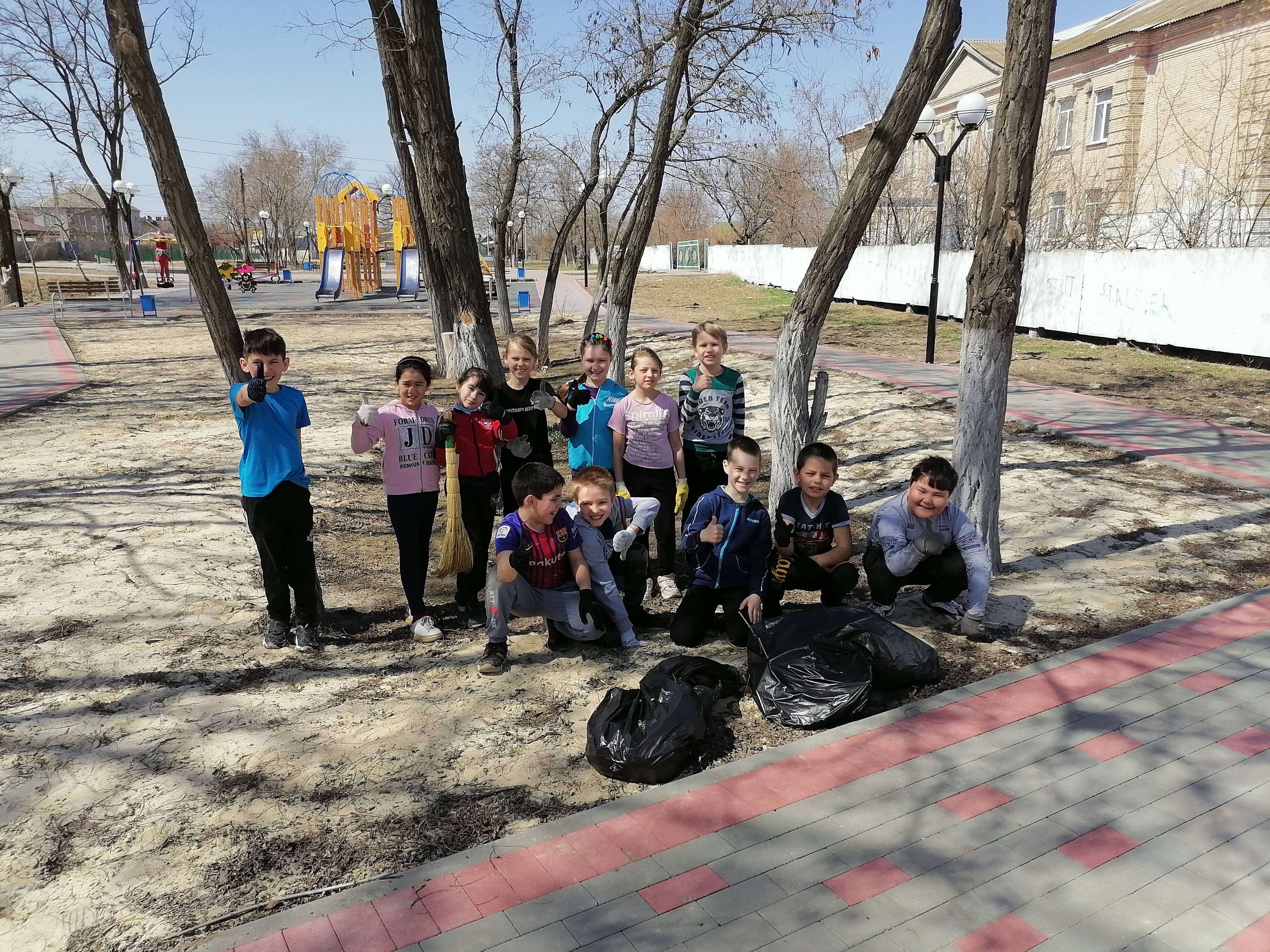 Постер к социальной практике: Гимназический субботник
