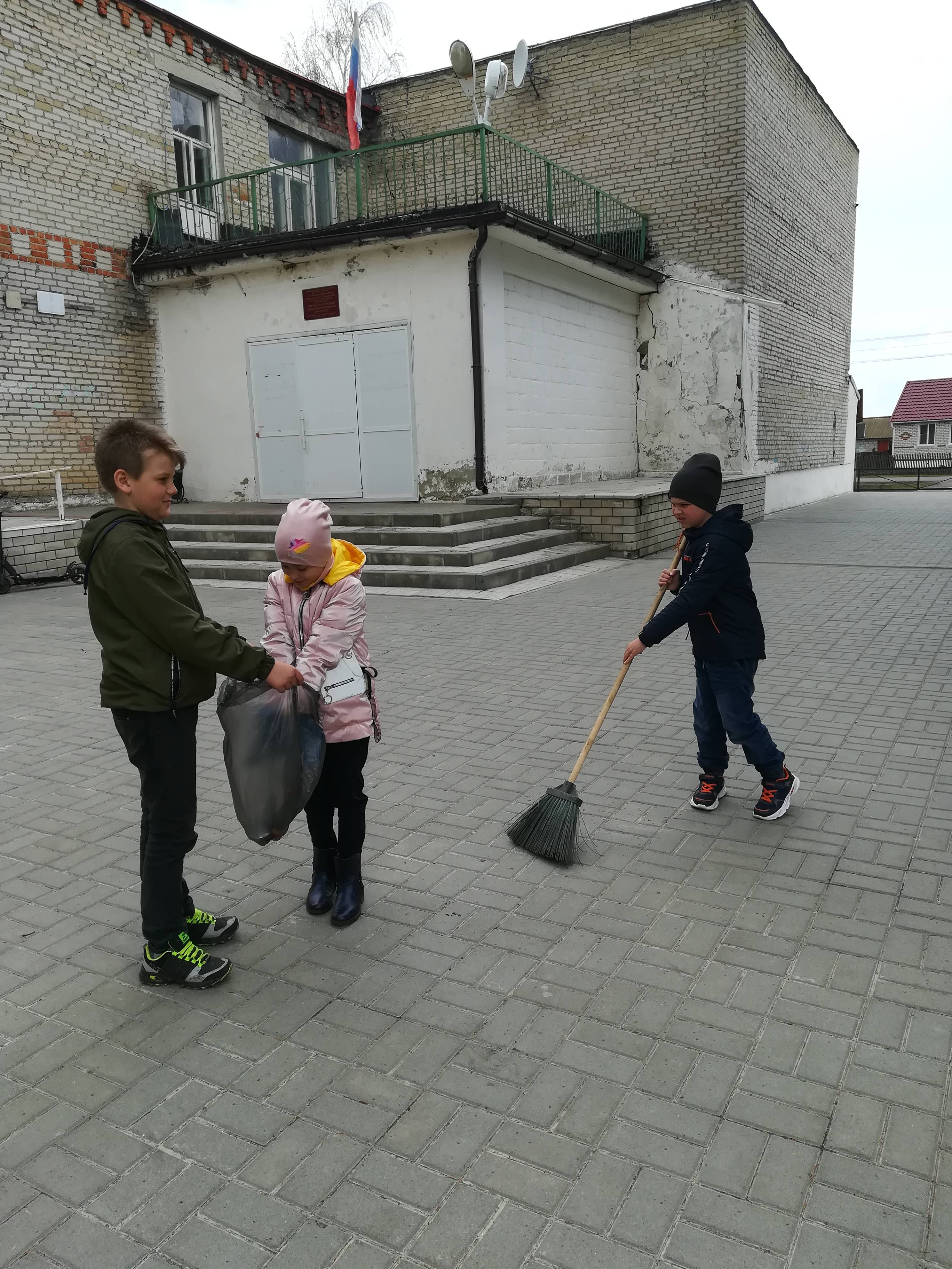 Постер к социальной практике: Общественно - полезные дела " Чистый парк и улицы".