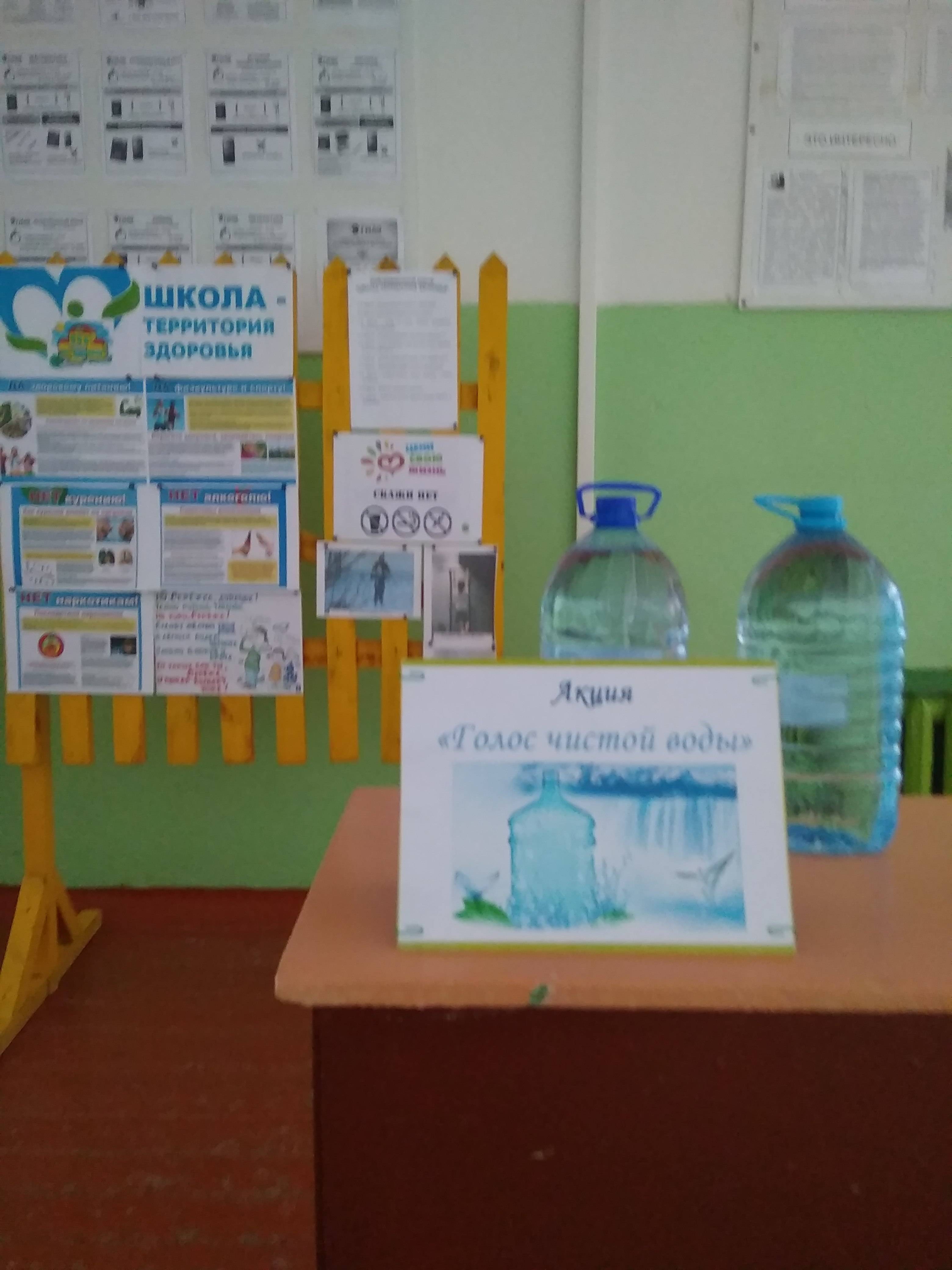 Постер к социальной практике: Акция «Голос чистой воды»