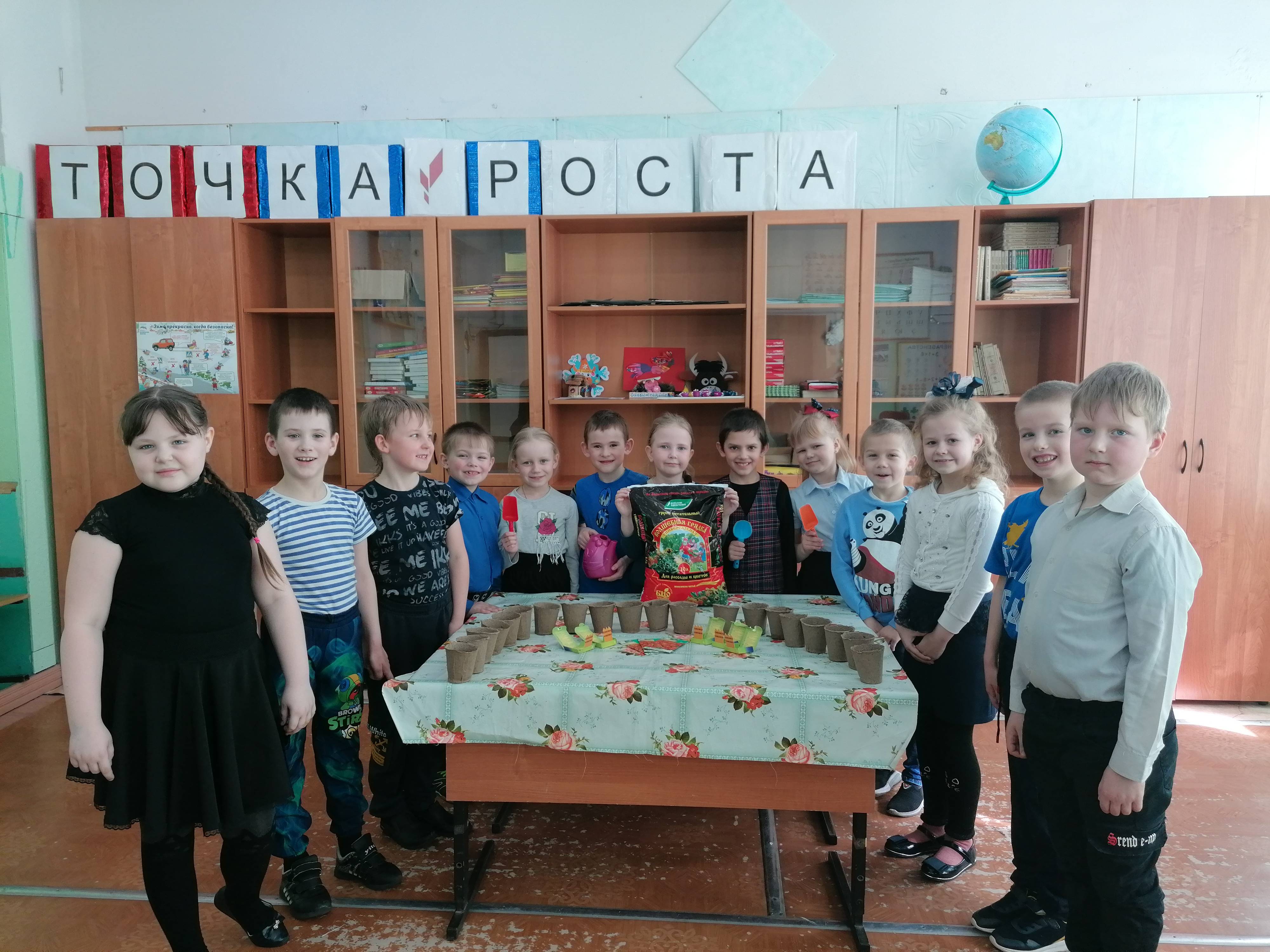 Постер к социальной практике: Цветы для школы.