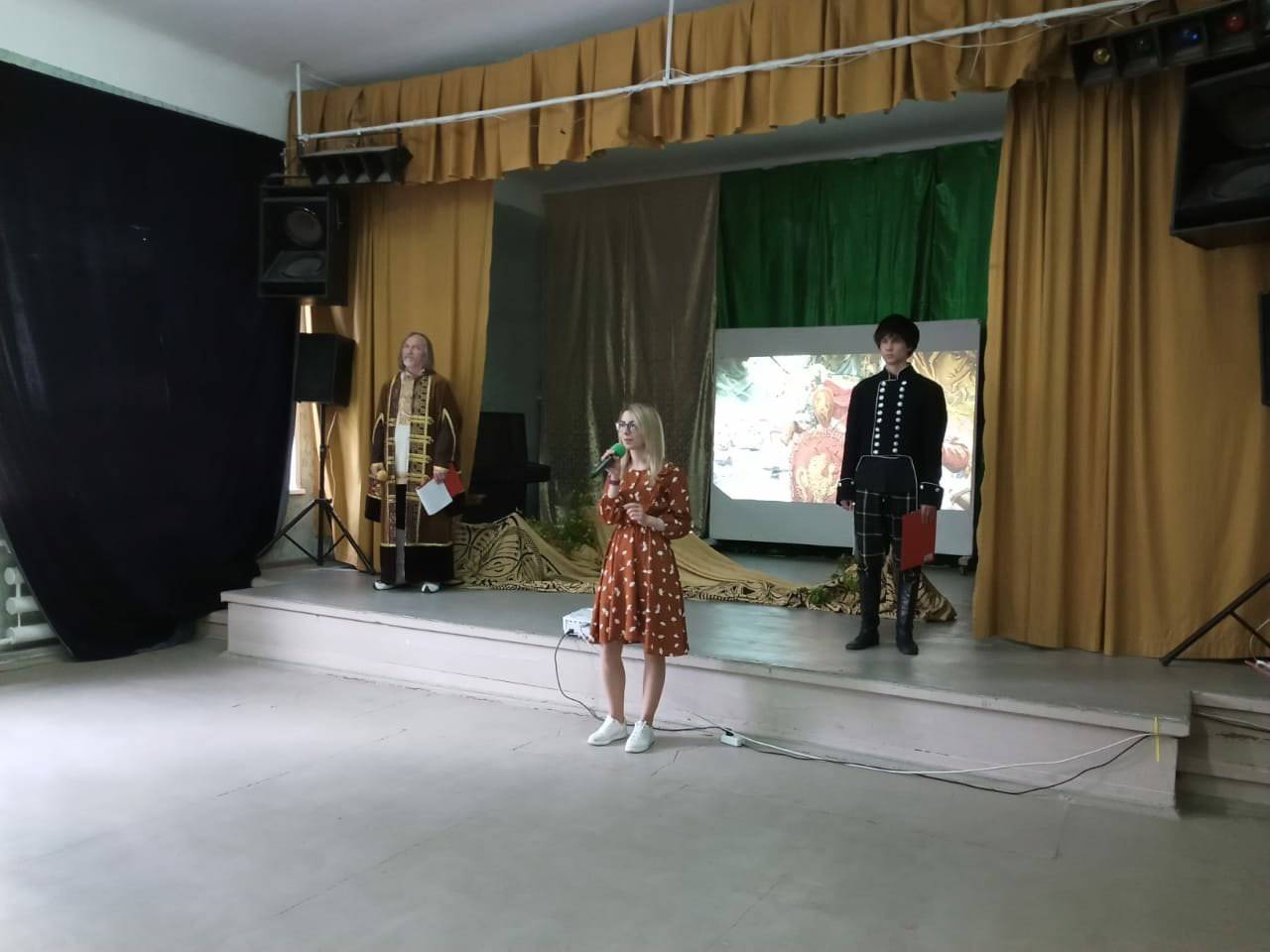 Постер к социальной практике: Літературно - музыкальная композиция "Заступник земли русской"