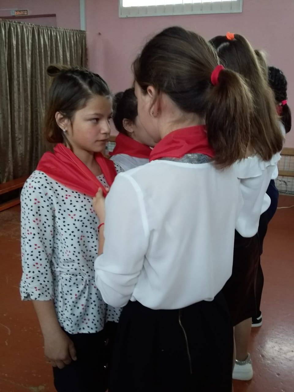 Постер к социальной практике: Принятие в пионеры
